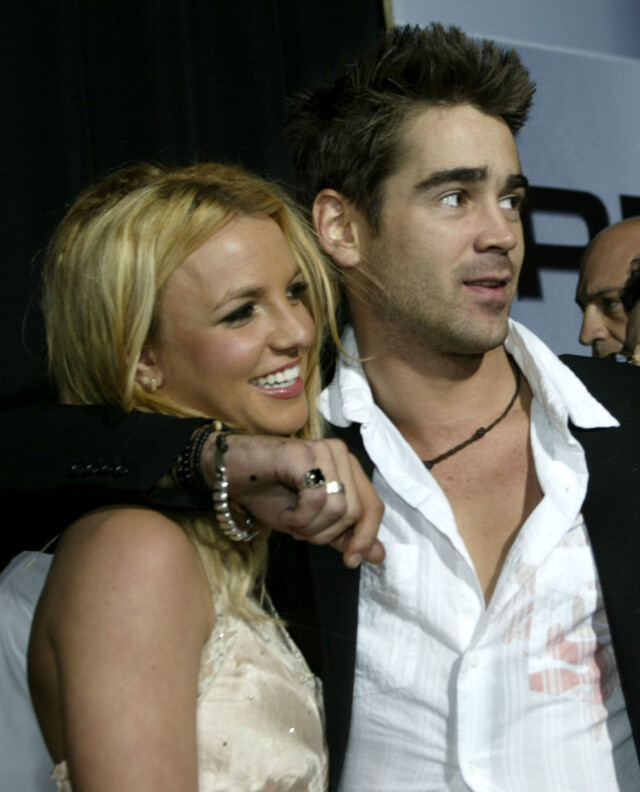2003: Britney Spears på den røde løperen med Colin Farrell. Foto: REUTERS 2003: Britney Spears på den røde løperen med Colin Farrell. Foto: REUTERS